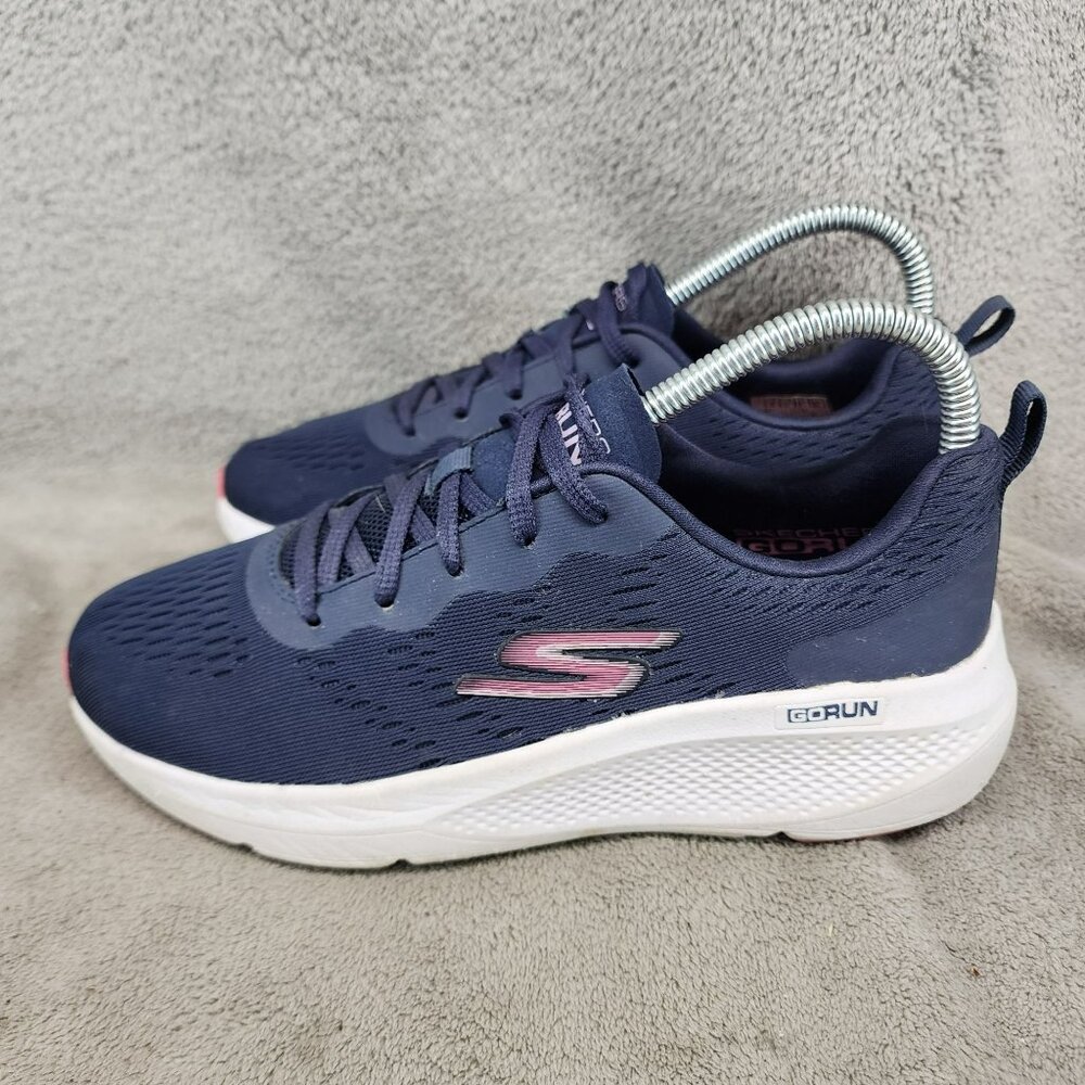 Skechers Shoes Womens Size 6 GoRun Blue Lace Up Sneakers *GUC*